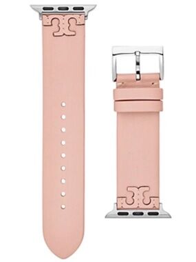 Tory Burch McGraw Band For Apple Watch®, Pink Leather, 38/40/41/42 mm
